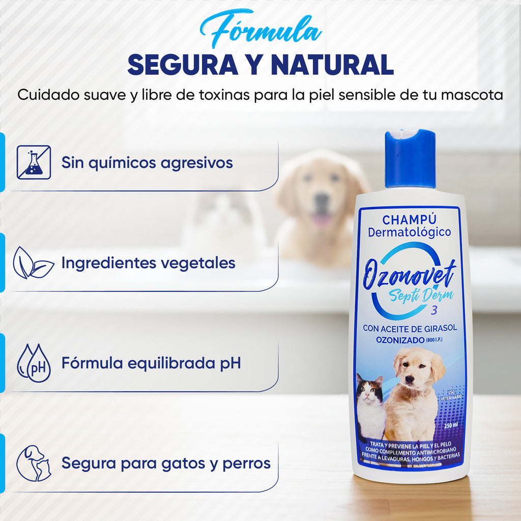 Ozonovet Septi-Derm Champú (250 ml)