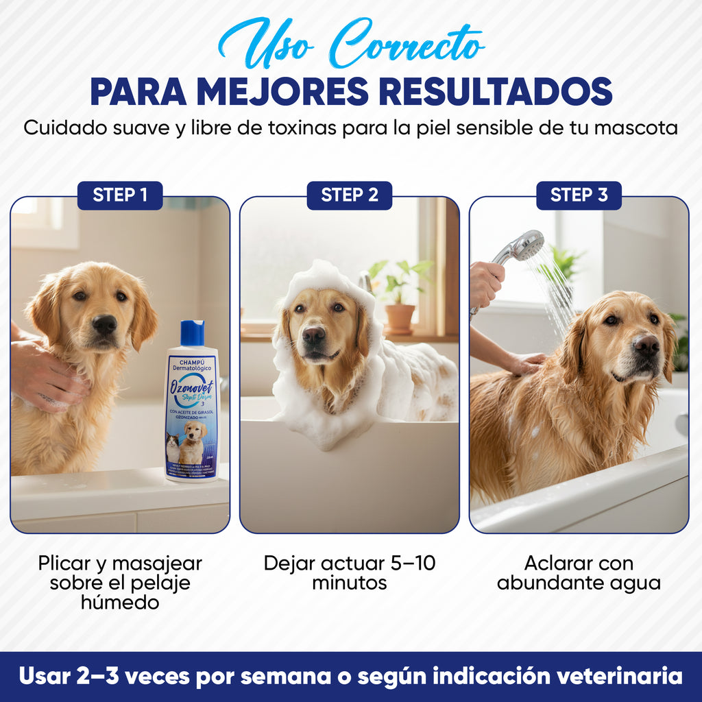 Ozonovet Septi-Derm Champú (250 ml)